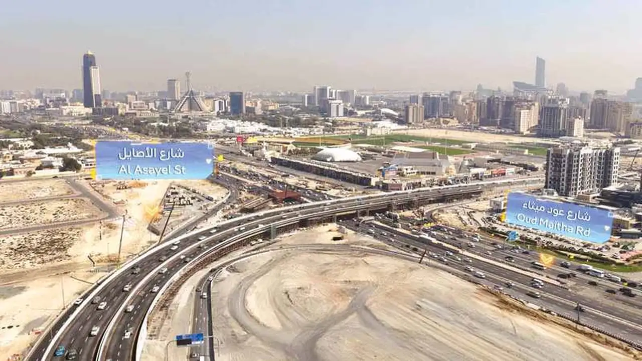 افتتاح جسر رئيسي لتعزيز تطوير شارعي عود ميثاء والأصايل